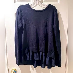 Sweater blouse combo ladies large club Monaco